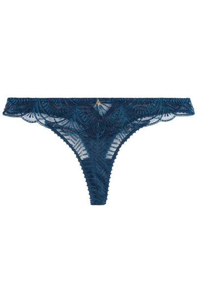 Aubade Ethnic Vibes Thong, Dark Cyan (2B26)