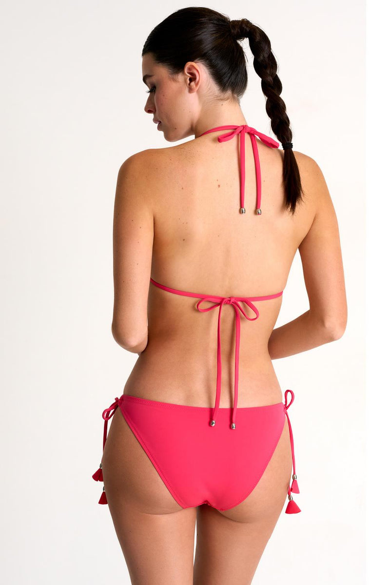 Shan Rose Side Tie Bikini Bottom, Rose (42495-31)