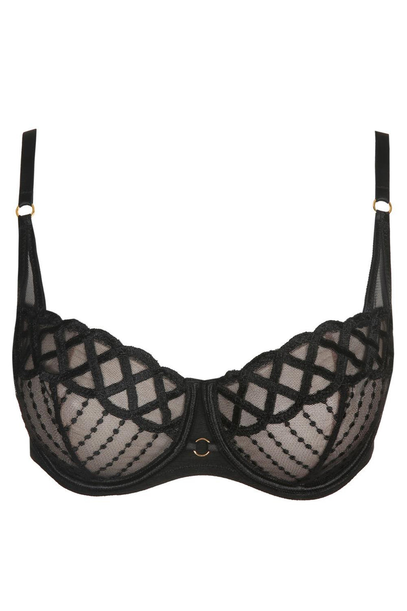 Marie Jo Jhana Balcony Bra Vertical Seam 0102793 Black