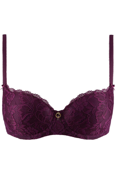Aubade Rosessence Moulded Half-Cup Bra, Berry (HK04-06)