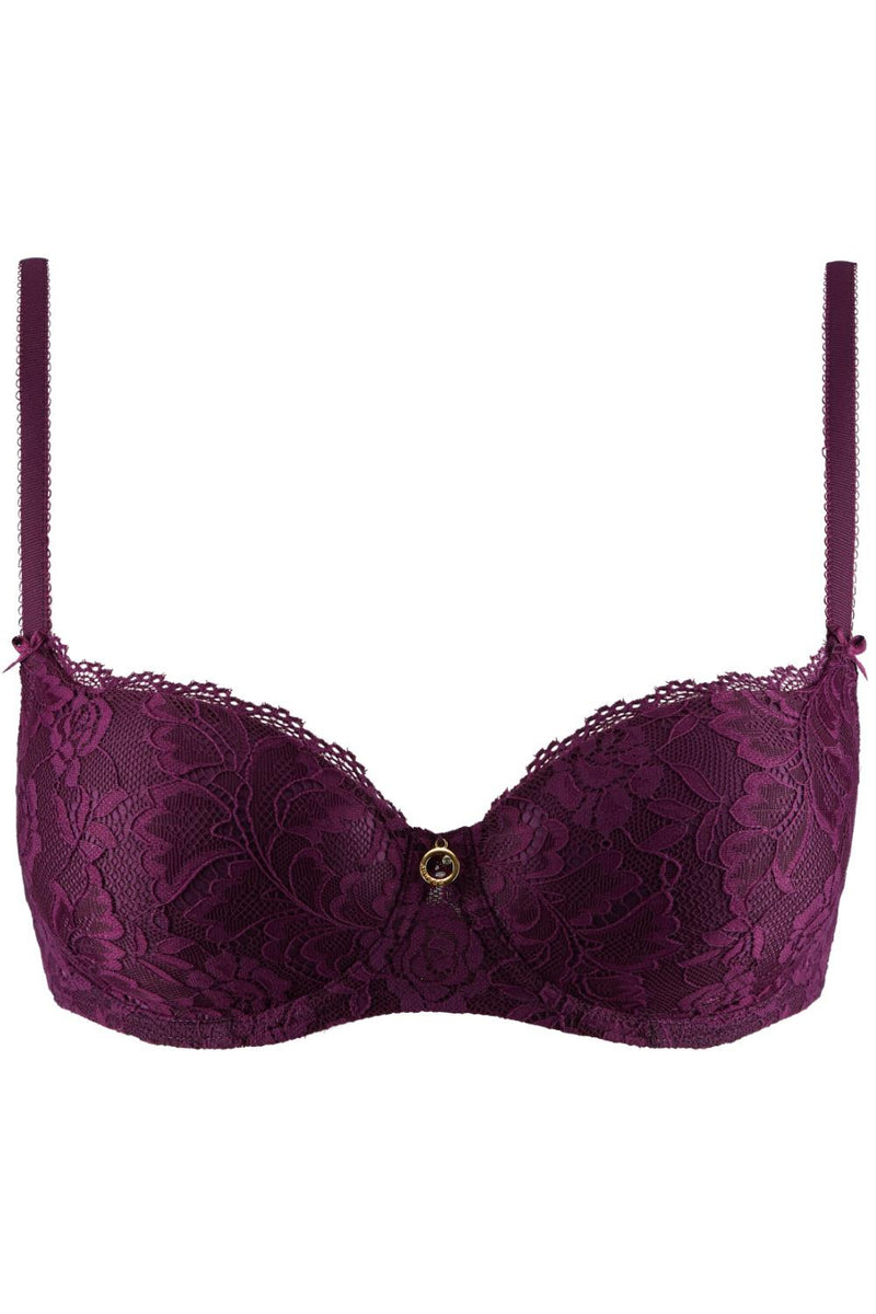 Aubade Rosessence Moulded Half-Cup Bra, Berry (HK04-06)