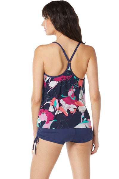 Beach House Avalon Floral Kerry Tankini H6C893 Admiral