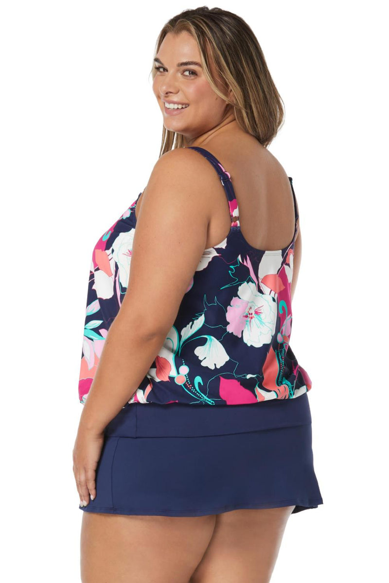 Beach House Women Avalon Floral Sarah Tankini, Admiral (HW6C120)