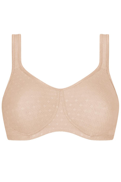 Amoena Tiana Mastectomy Wire-Free Soft Cup Bra, Sand (44809)