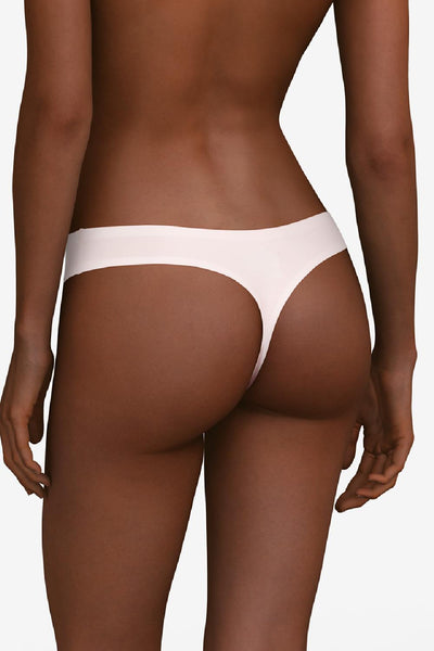 Chantelle Soft Stretch One Sized Thong, Blushing Pink (2649)