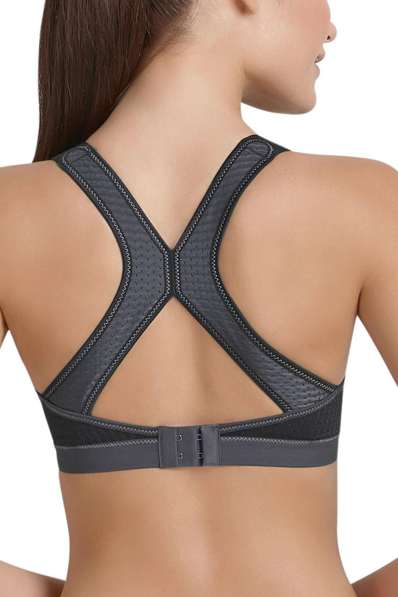 Anita DynamiXstar Racerback Sports Bra 5537 Black/Anthracite