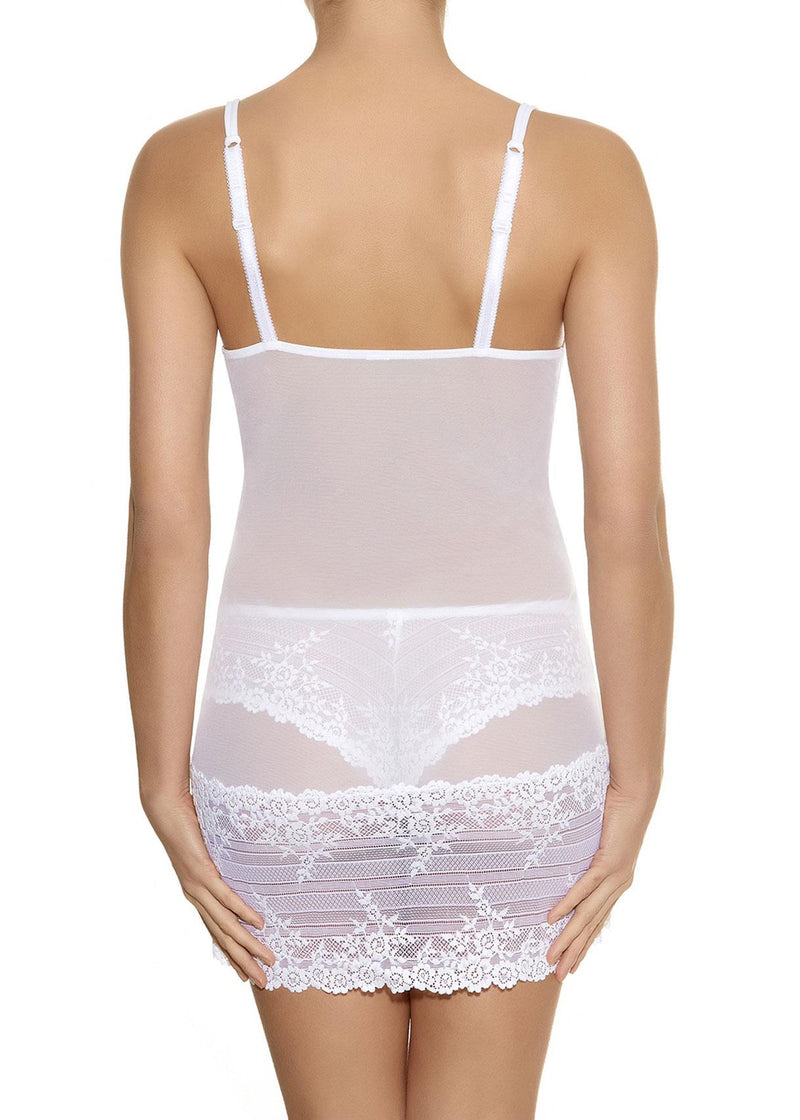 Wacoal Embrace Lace Chemise 814191 Delicious White