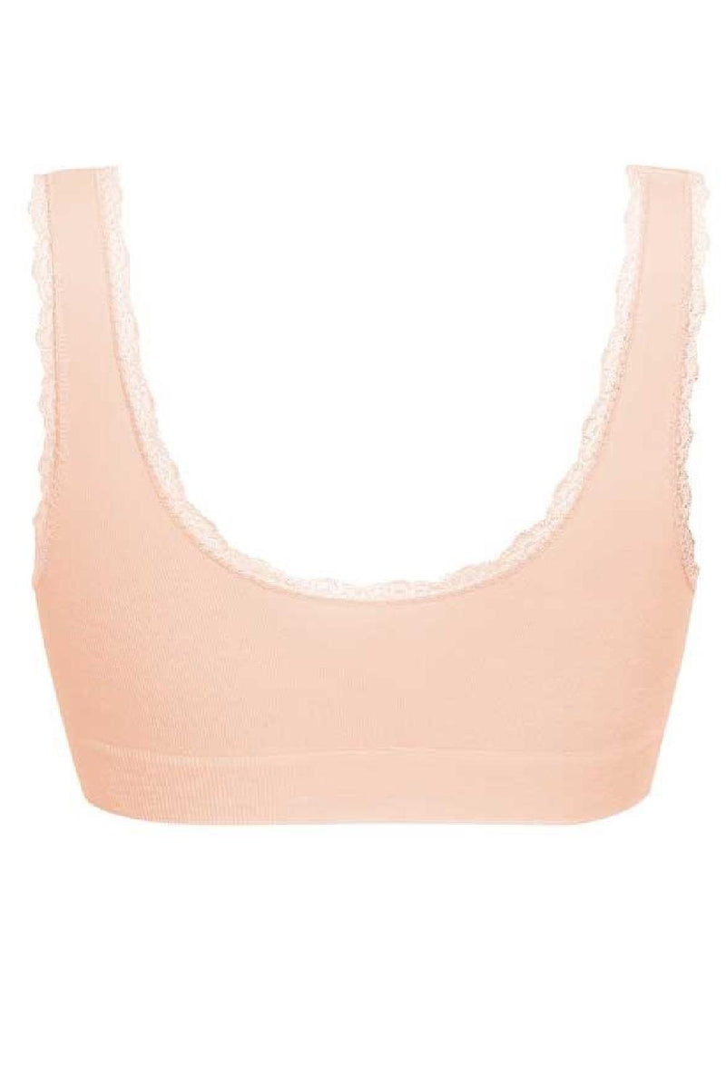 Amoena Kitty Seamless Prosthetic Cotton Bra, Rose Nude (44607)