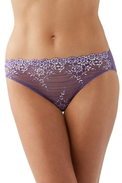 Wacoal Embrace Lace Bikini Brief, Grape Compote (64391)