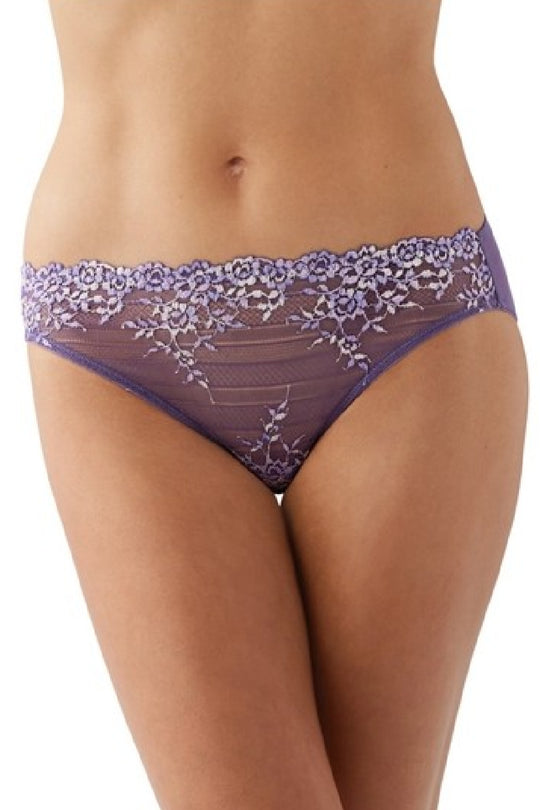 Wacoal Embrace Lace Bikini Brief, Grape Compote (64391)