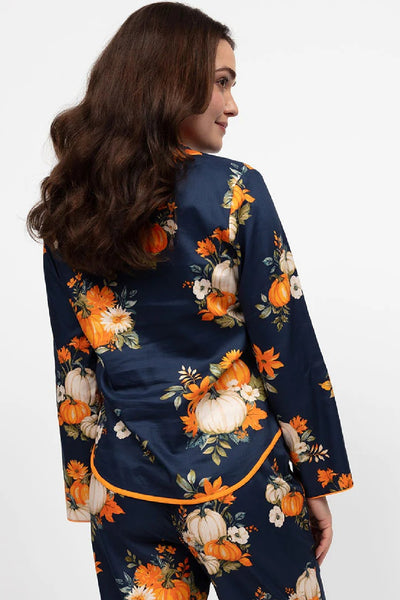 Cyberjammies Auburn Pajama Top, Pumpkins (5075)