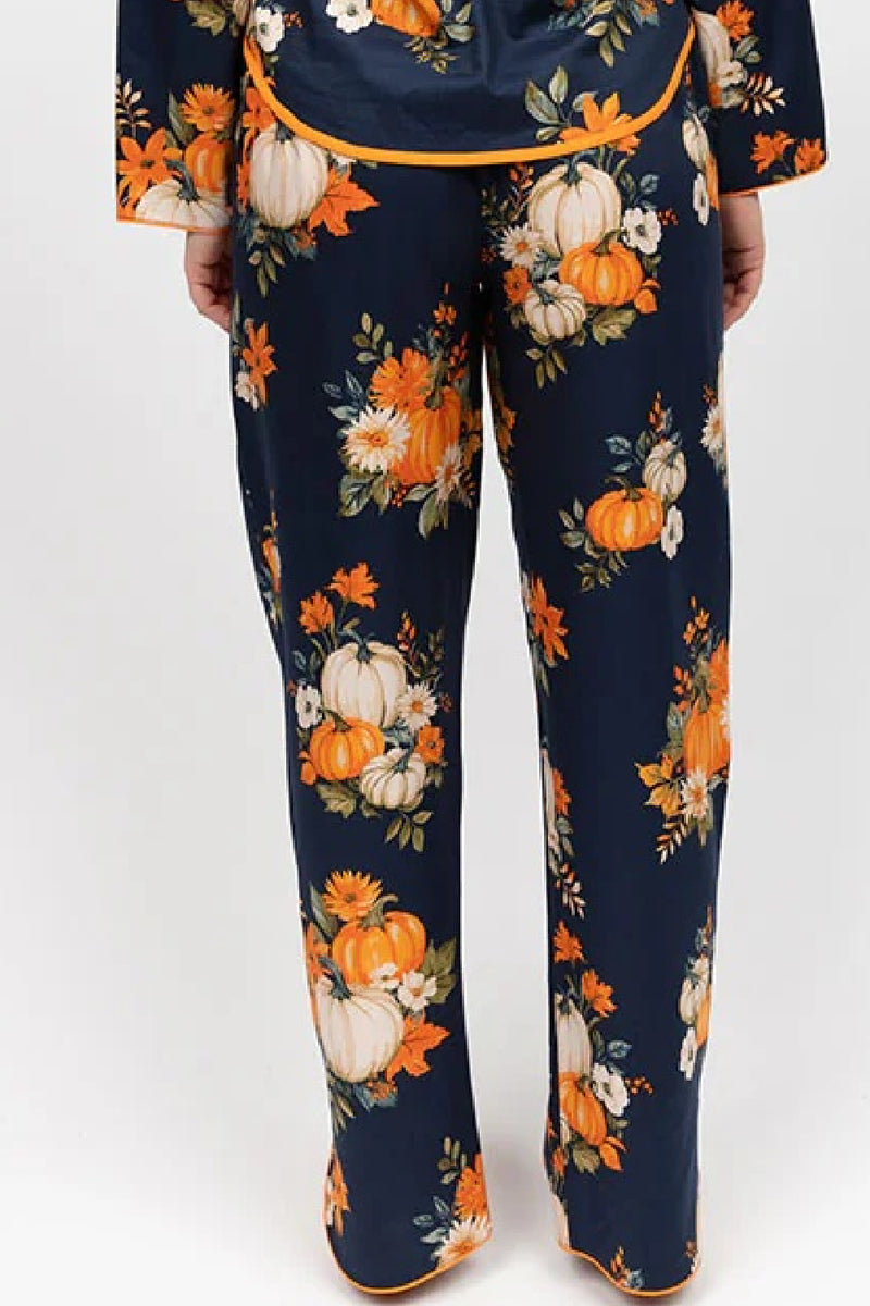 Cyberjammies Auburn Pajama Bottoms, Pumpkins (5076)