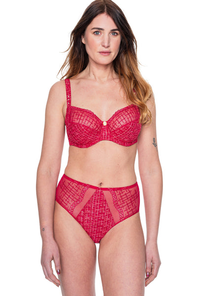 Louisa Bracq Tweegy Full Cup Bra, Red (53501)