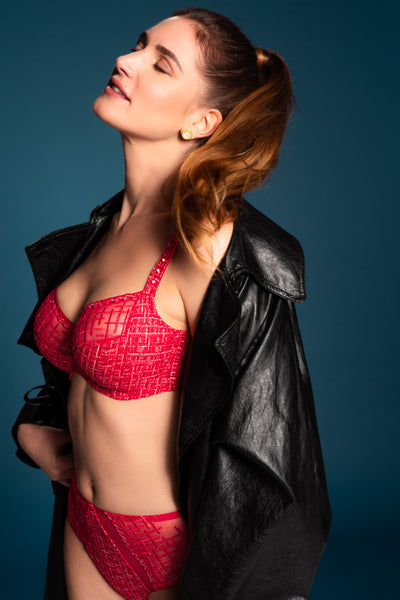 Louisa Bracq Tweegy Full Cup Bra, Red (53501)