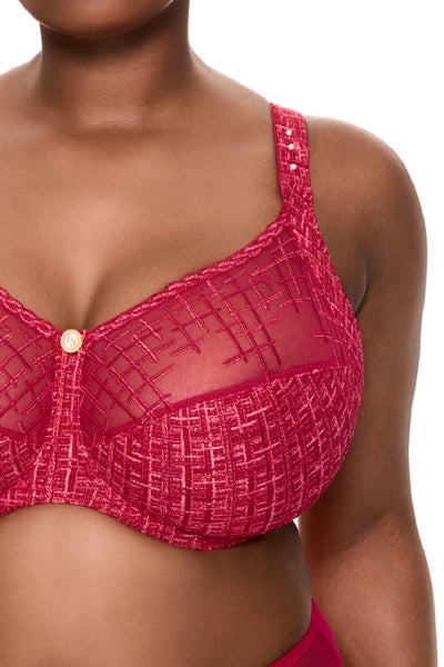 Louisa Bracq Tweegy Full Cup Bra, Red (53501)