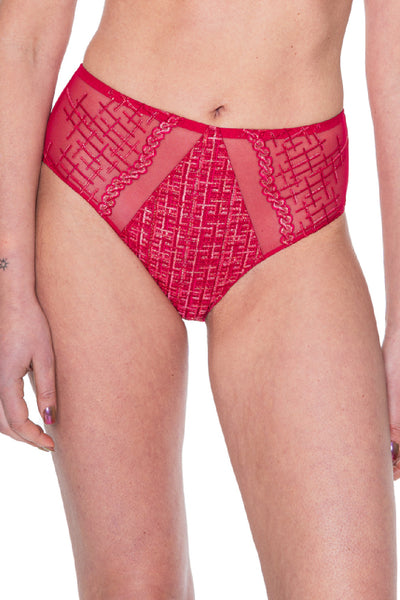Louisa Bracq Tweegy Full Brief, Red (53550)