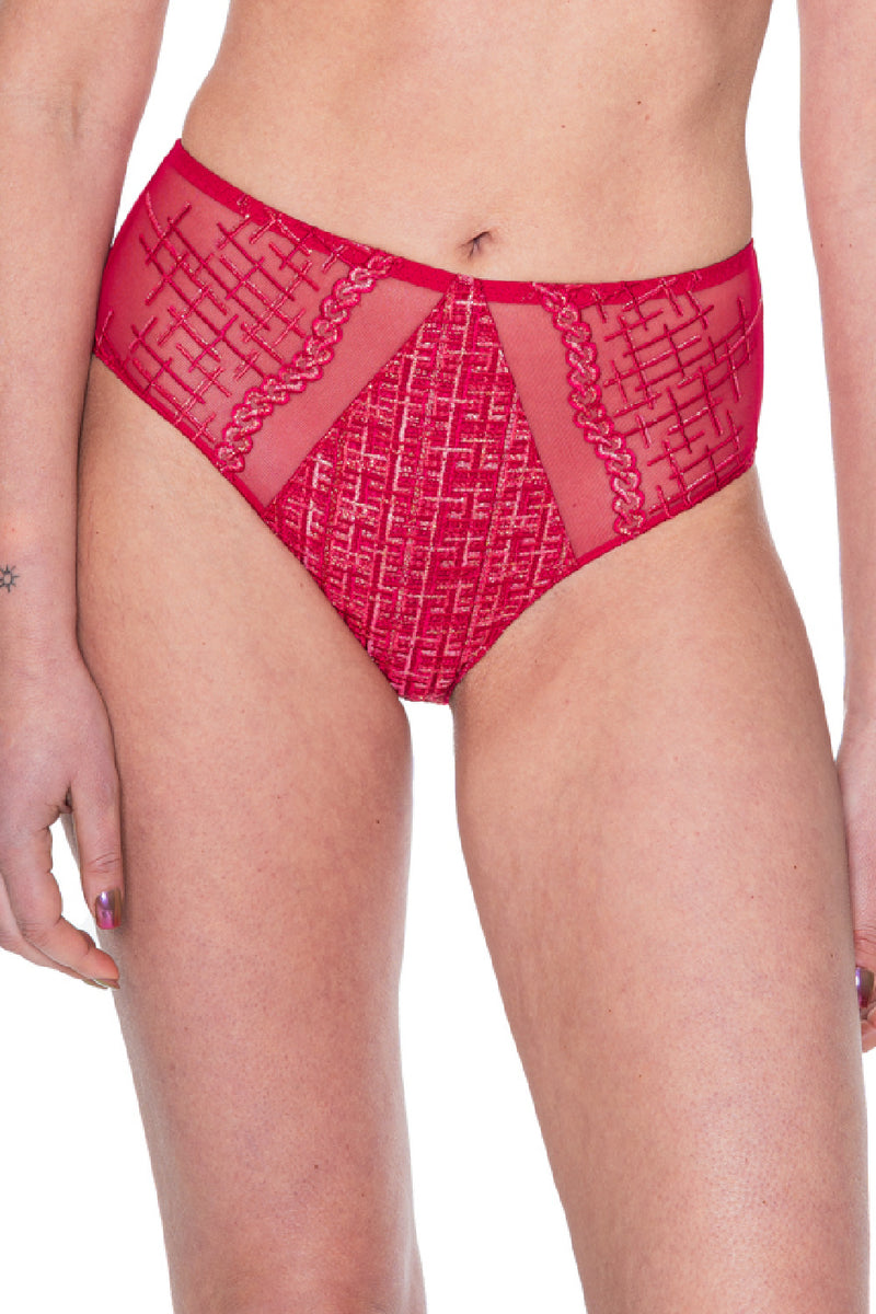 Louisa Bracq Tweegy Full Brief, Red (53550)