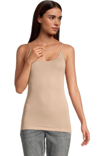 Oscalito Cotton Spaghetti Strap Cami, Skin (552)