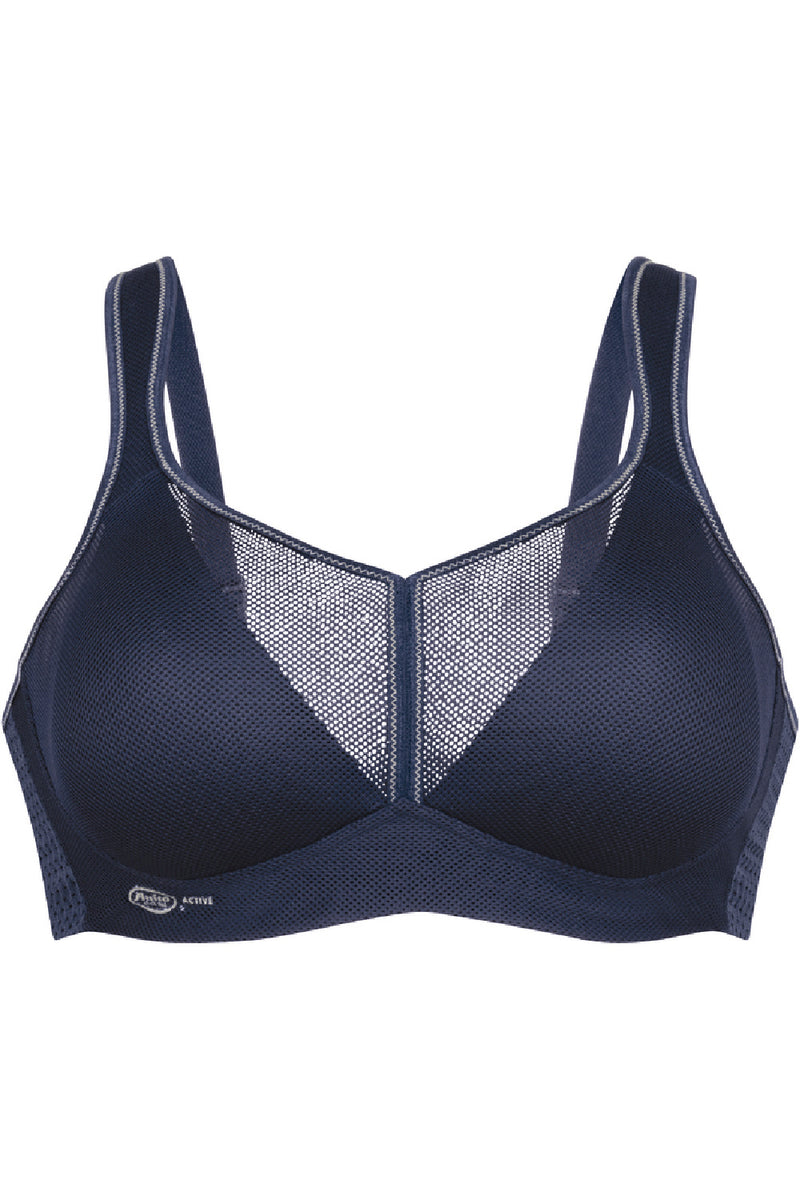 Anita Air Control DeltaPad - Maximum Support Sports Bra, Blue Iris (5544)