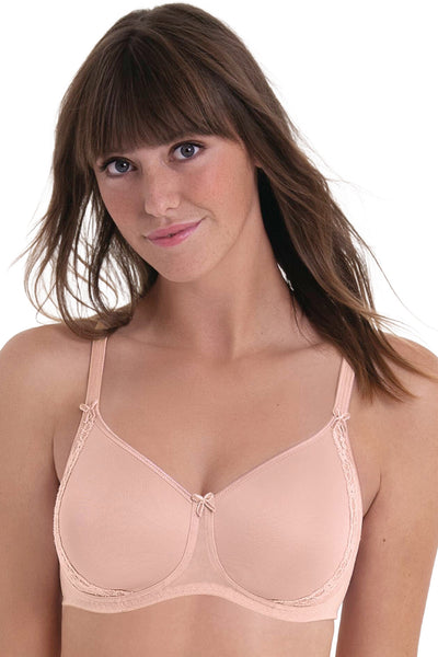 Rosa Faia Lace Rose Wireless Contour Bra, Rosewood (5618)