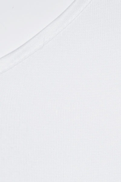 Oscalito Mercerized Cotton (Filoscozia®) Tank Top with Satin Edging, White (562)