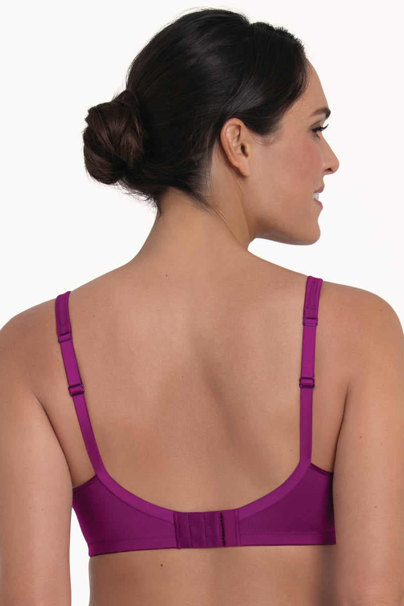 Anita Tonya Padded Wireless Mastectomy Bra, Purple Wine (5706X)