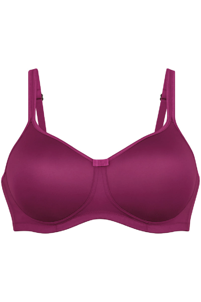 Anita Tonya Padded Wireless Mastectomy Bra, Purple Wine (5706X)