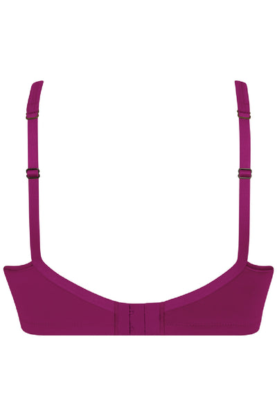 Anita Tonya Padded Wireless Mastectomy Bra, Purple Wine (5706X)