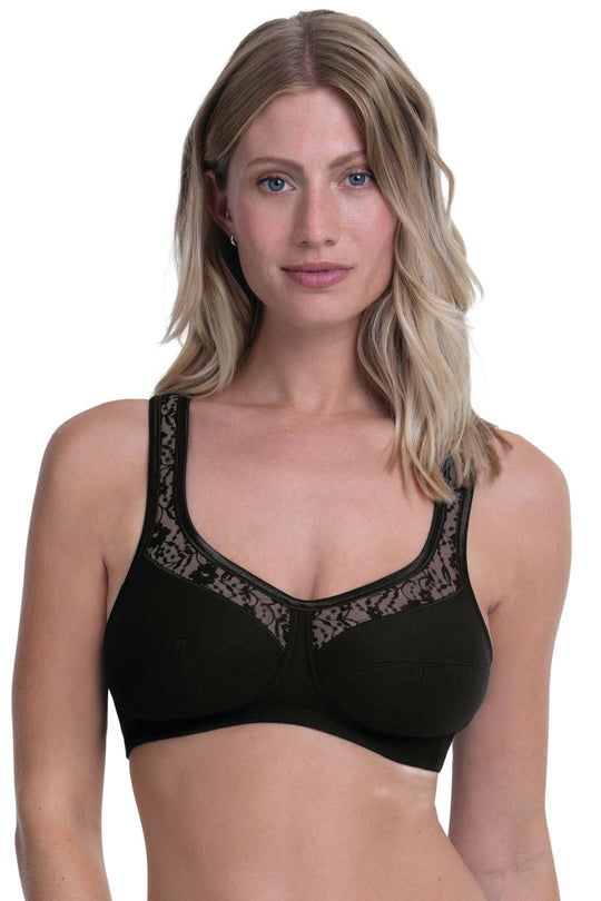 Anita Lia Wireless Bra, Black (5817)