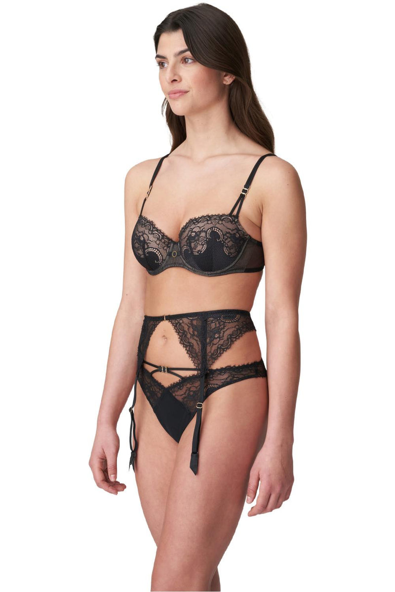 Marie Jo Junoo Suspender Belt, Black (0702710)