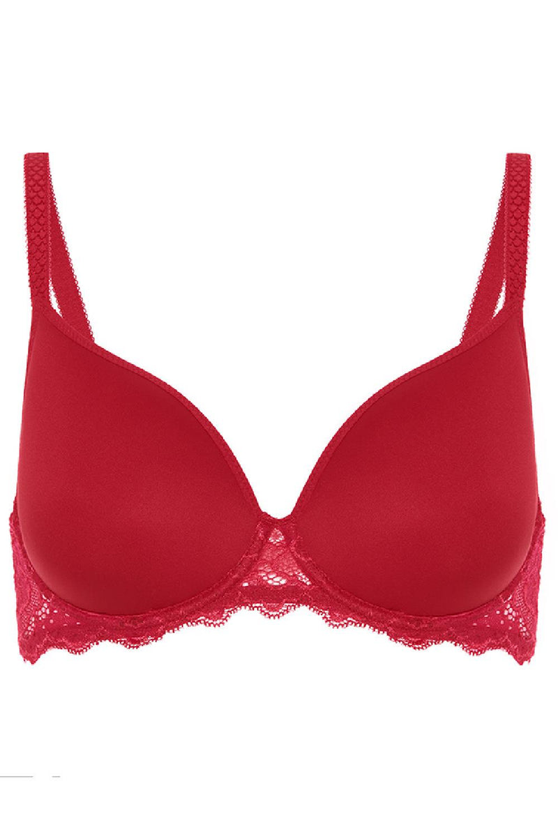 Simone Perele Caresse 3D Plunge Bra, Tango Red (12A316)