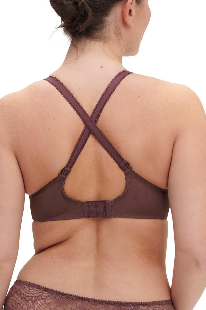Simone Perele Embleme Underwired Bra with curved neckline, Byzantin (1C3323)