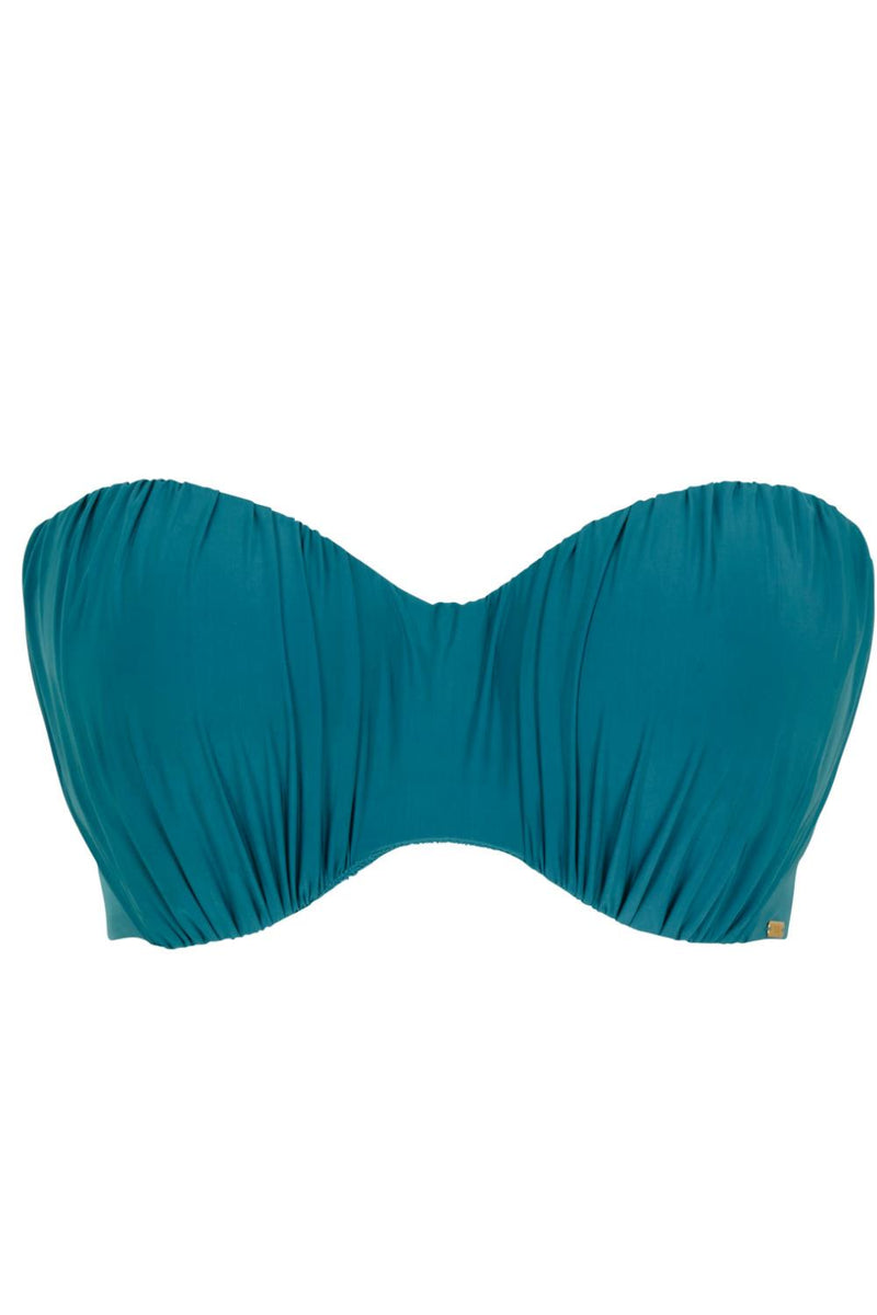 Panache Mykonos Bandeau Swim Bikini, Teal (SW1683)