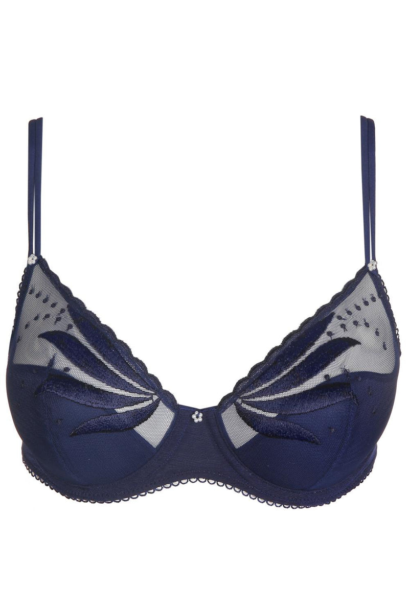 Marie Jo Etoile Half Padded Plunge Bra 0102745 Sapphire Blue