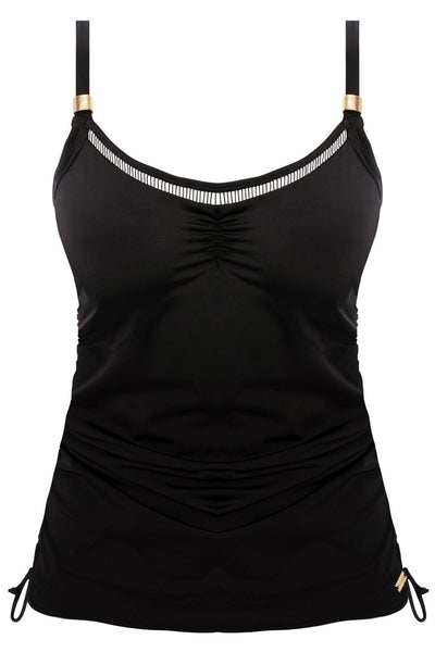 Fantasie East Hampton Adjustable Side Tie Tankini Top, Black (FS502851)