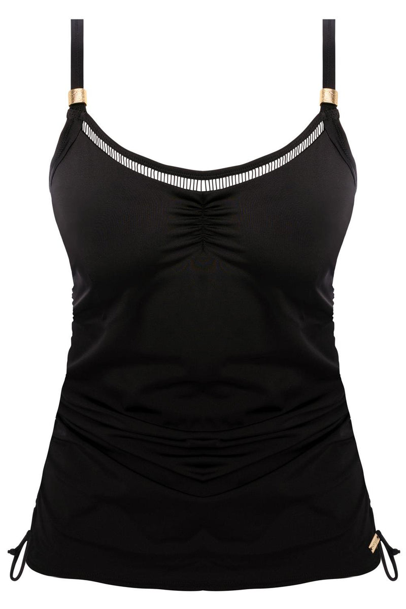 Fantasie East Hampton Adjustable Side Tie Tankini Top, Black (FS502851)