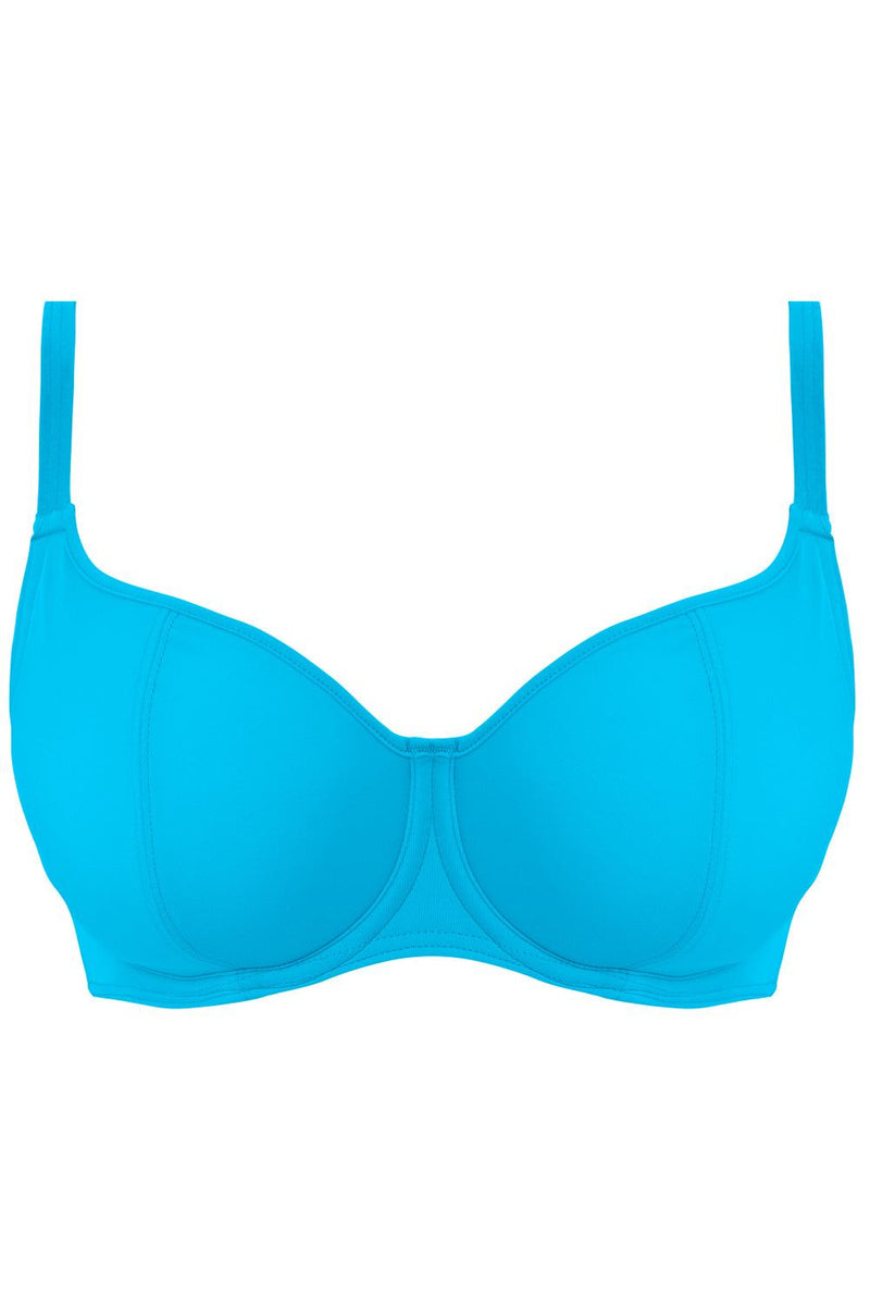 Freya Jewel Cove Sweetheart Swim Bikini, Plain Turquoise ( AS7231)