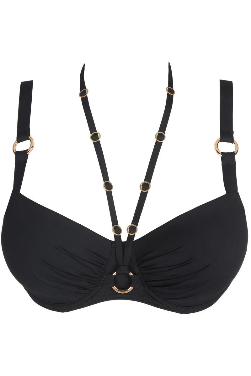 PrimaDonna Damietta Padded Balcony Swim Bikini, Black (4011616)