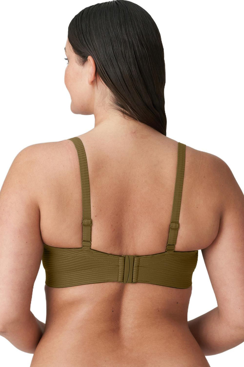 PrimaDonna Swim Sahara Padded Strapless Bikini Top, Olive (4006317)