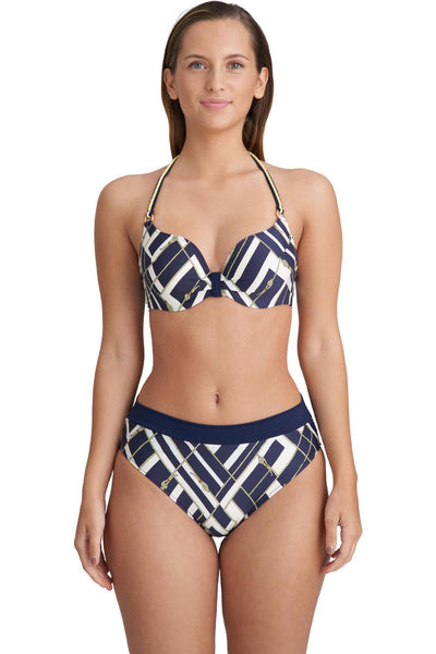 Marie Jo Swim Saranji Heart Shaped Padded Bikini Top, Majestic Blue (1006616)