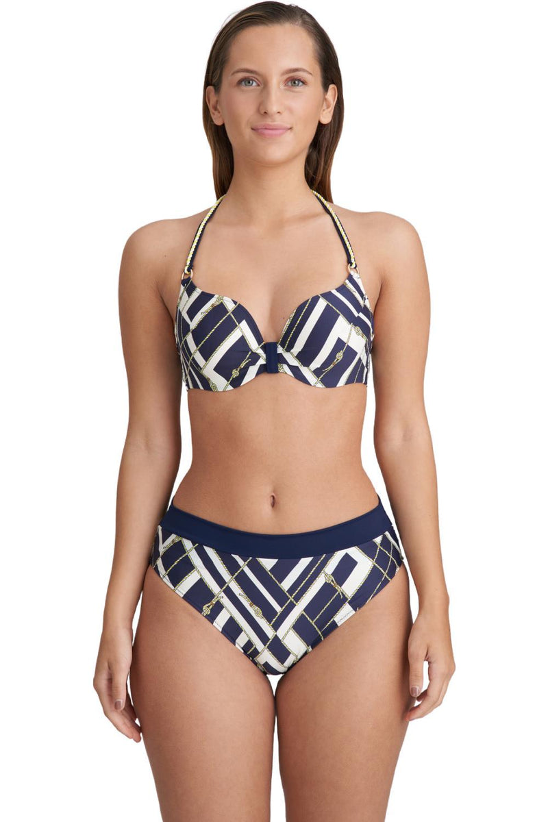 Marie Jo Swim Saranji Heart Shaped Padded Bikini Top, Majestic Blue (1006616)