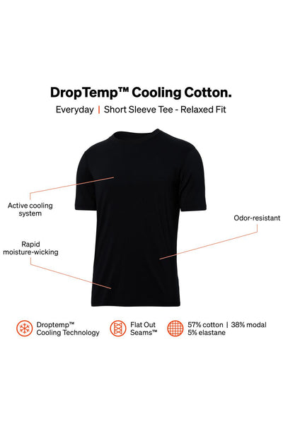 SAXX DropTemp™ Cooling Cotton T-Shirt SXTS82-RCL (Red Clay)