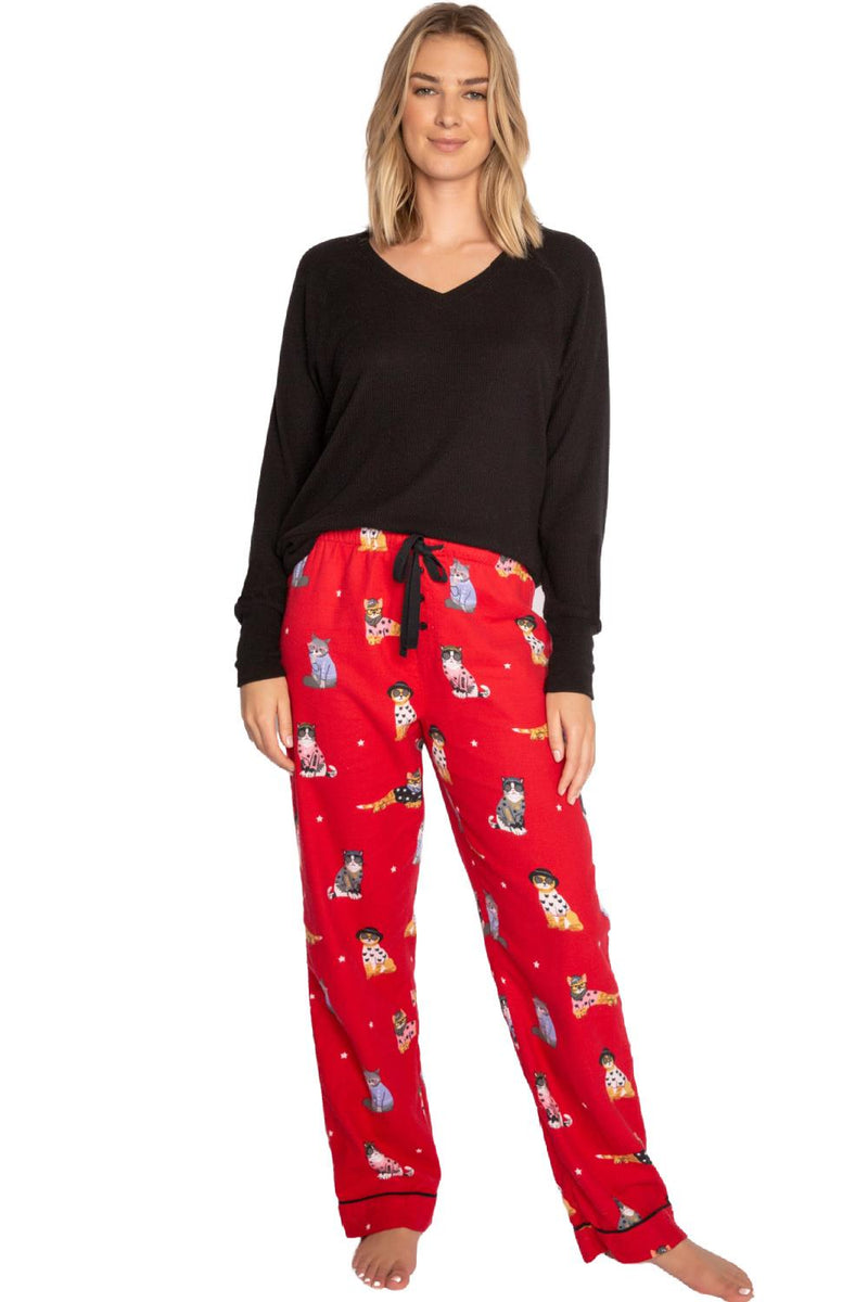 PJ Salvage Flannels Pants, Red (RKFLP)