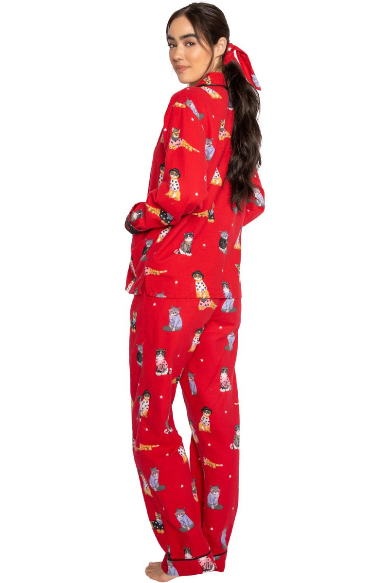 PJ Salvage Flannels PJ Set RKFLPJ Red