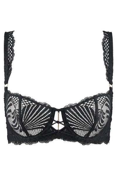 Aubade Rhythm of Desire Demi-cup Bra, Black (2AF14)