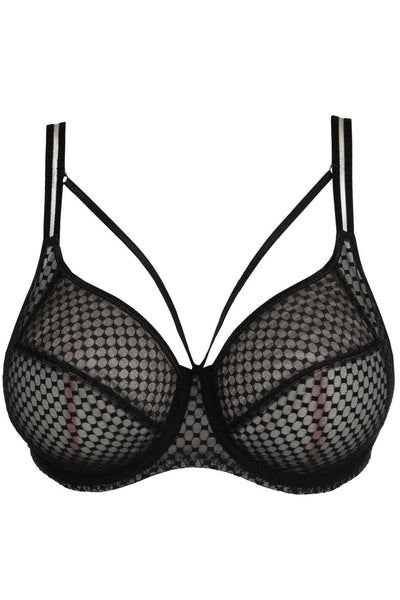 PrimaDonna Twist Glass Beach Full Cup Bra, Black (0142350)