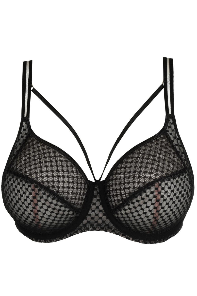 PrimaDonna Twist Glass Beach Full Cup Bra, Black (0142350)