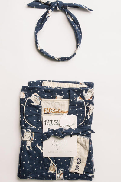 PJ Salvage Flannels PJ Set, Night Sky (RKFLPJ)