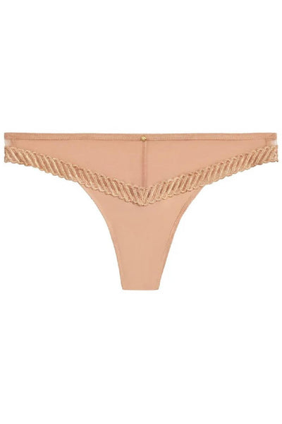 Aubade Sheer Emotion Thong, Sand (4M26)