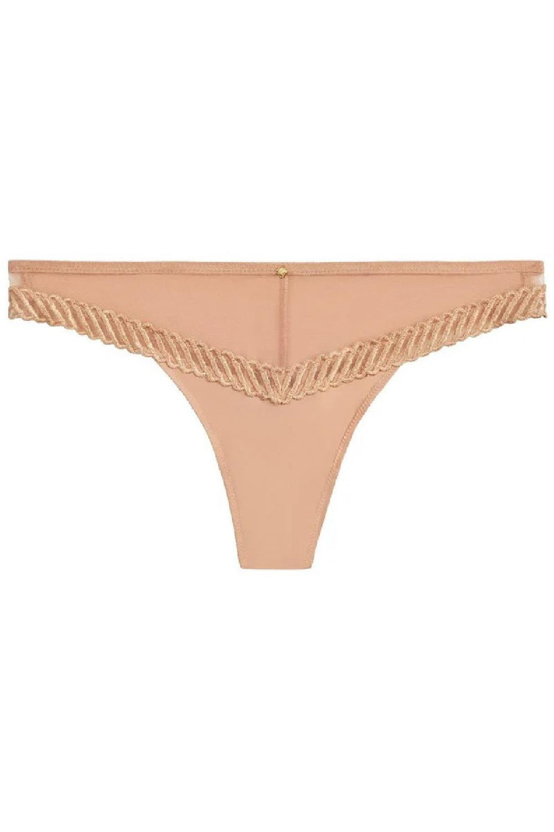 Aubade Sheer Emotion Thong, Sand (4M26)